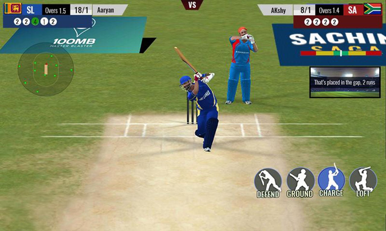 شاشة Sachin Saga Cricket Champions 3