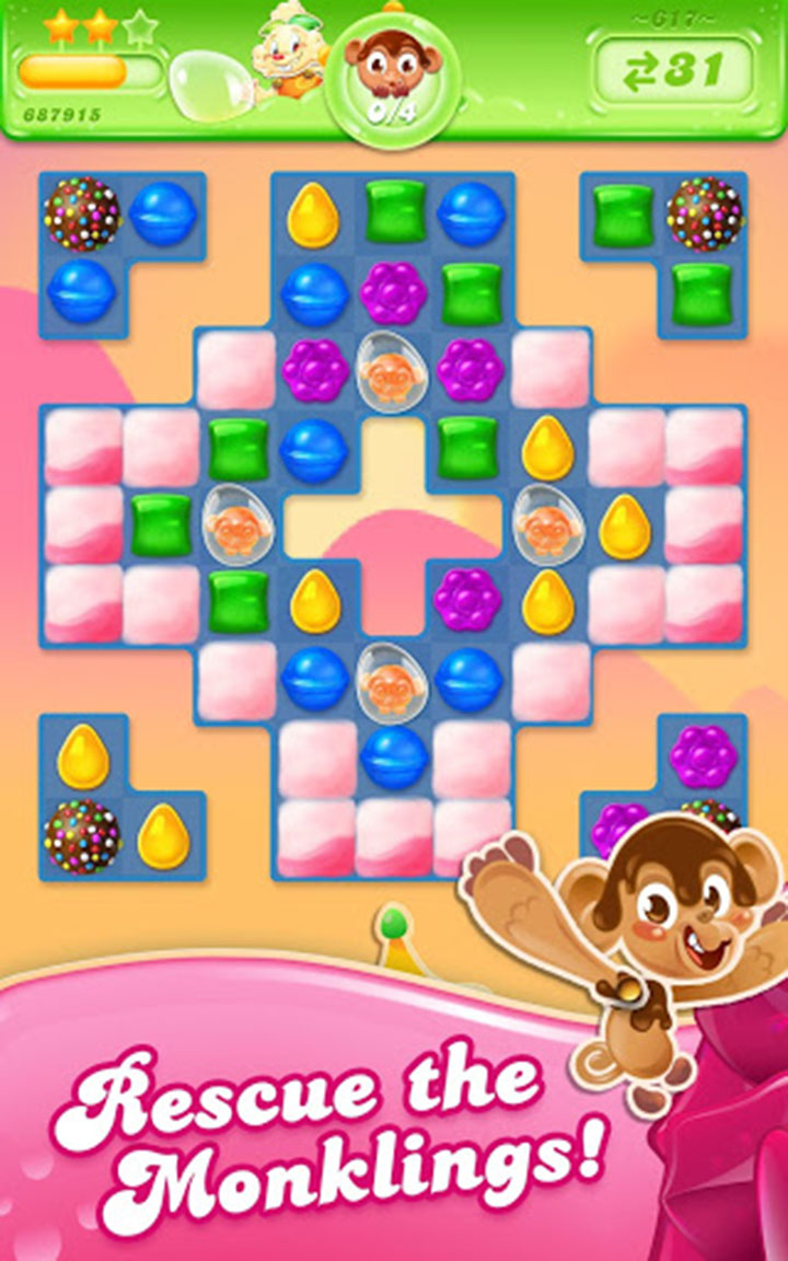 شاشة Candy Crush Jelly Saga 7