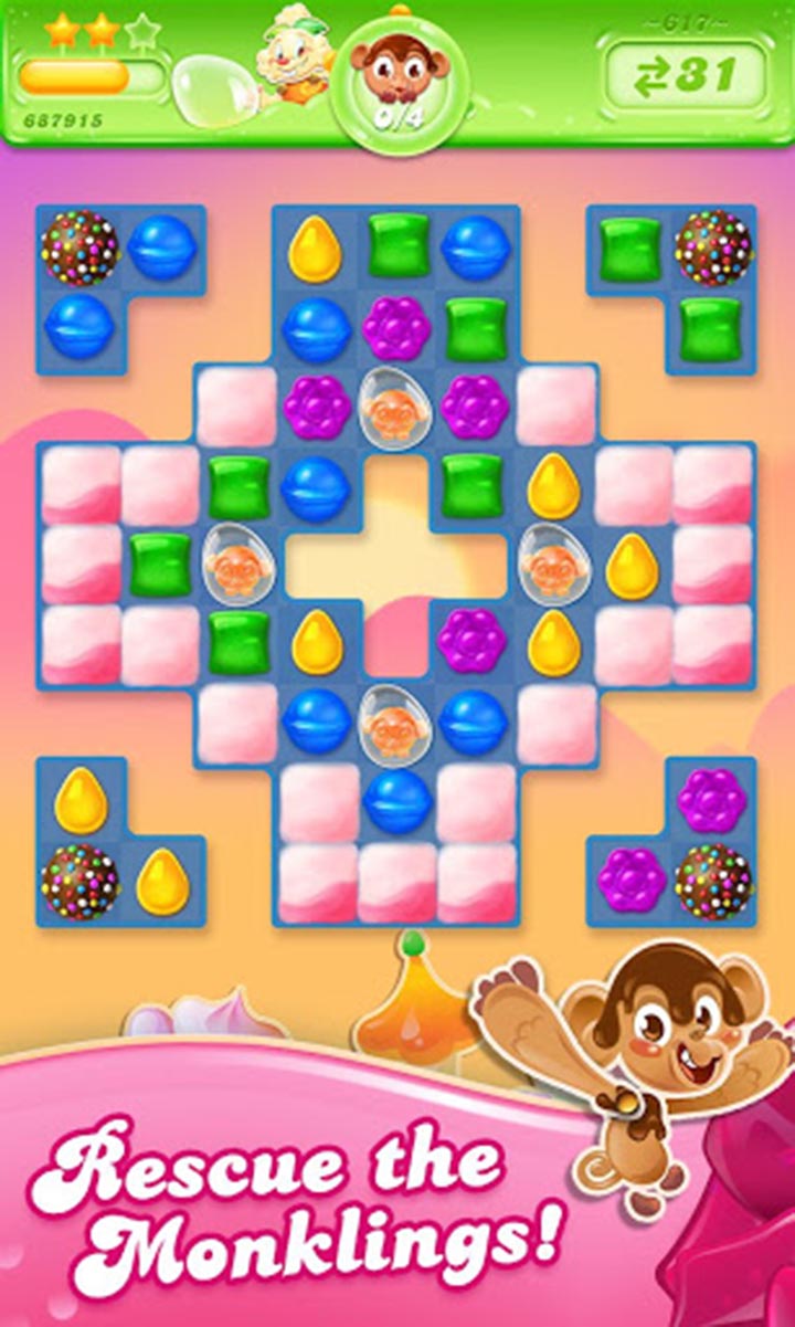 شاشة Candy Crush Jelly Saga 3