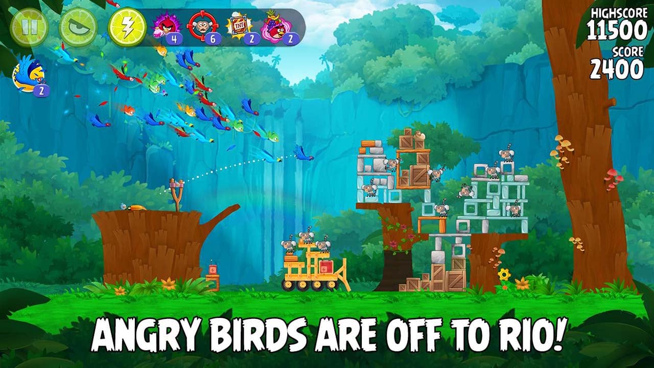 شاشة Angry Birds Rio 0