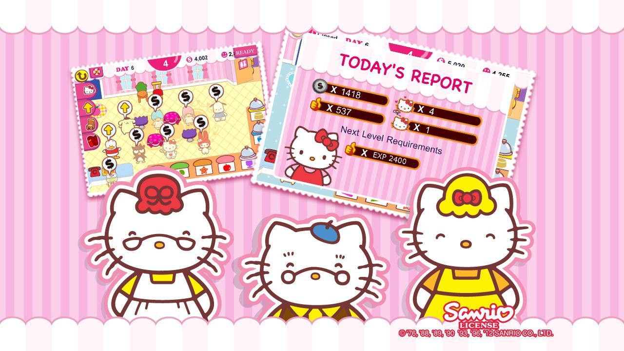 شاشة Hello Kitty Cafe 1