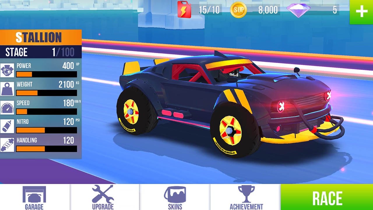 شاشة SUP Multiplayer Racing 1