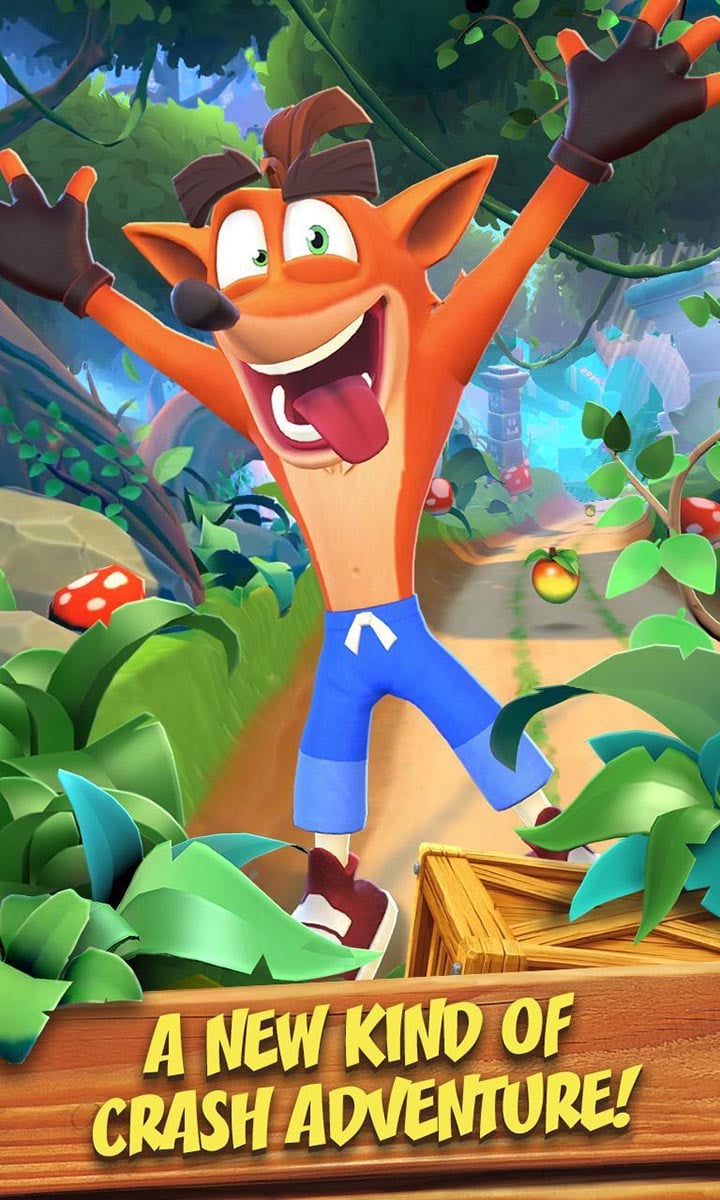 Crash Bandicoot على شاشة التشغيل 0