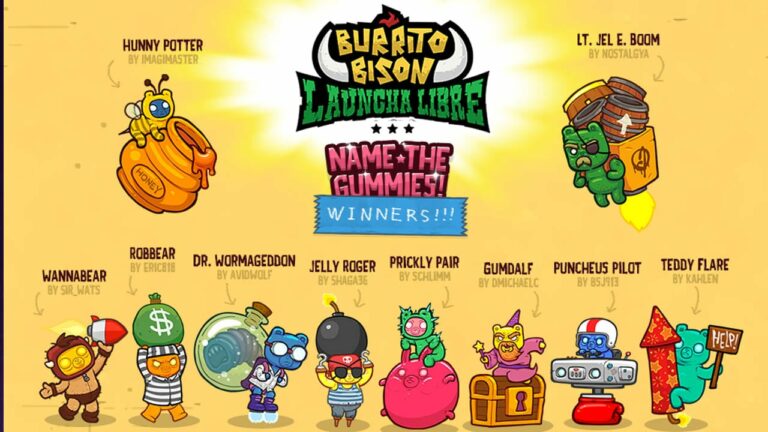 ملصق Burrito Bison Launcha Libre