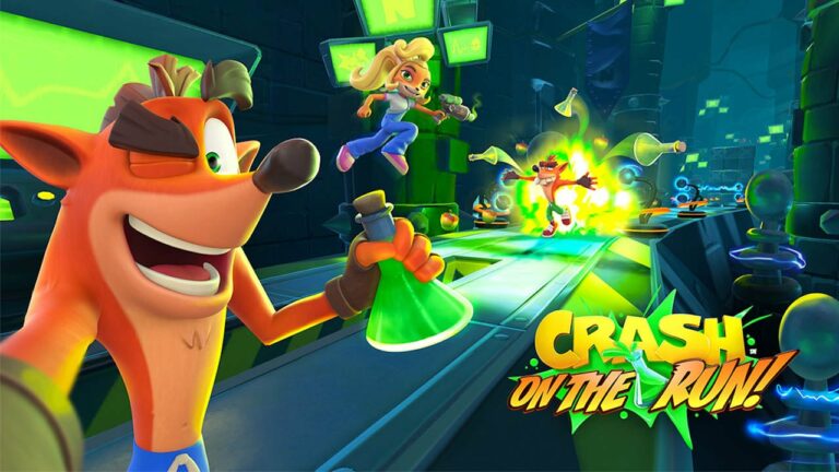 ملصق Crash Bandicoot On the Run