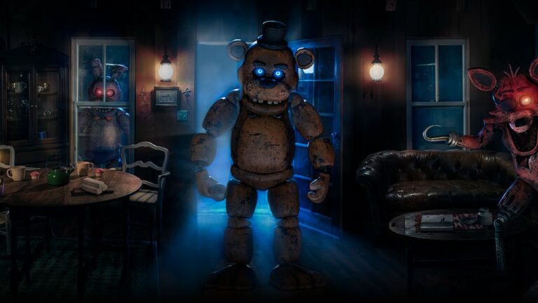 خمس ليالٍ في ملصق Freddy AR Special Delivery