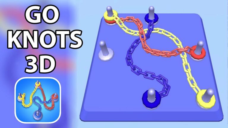 ملصق Go Knots ثلاثي الأبعاد