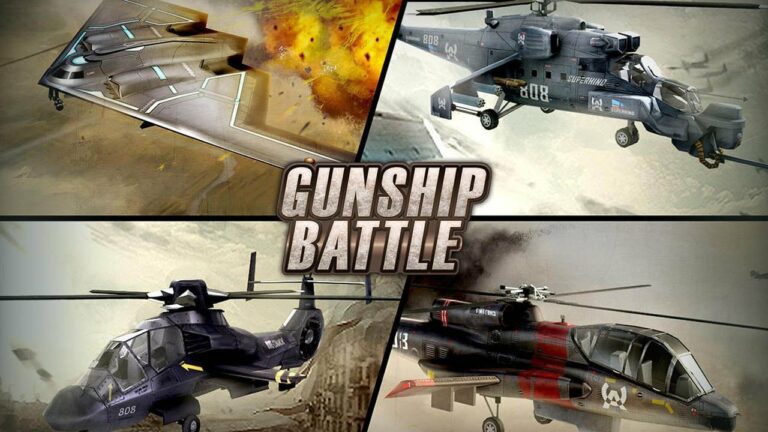 ملصق GUNSHIP BATTLE