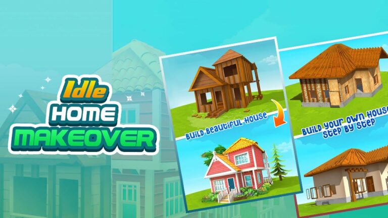 ملصق Idle Home Makeover