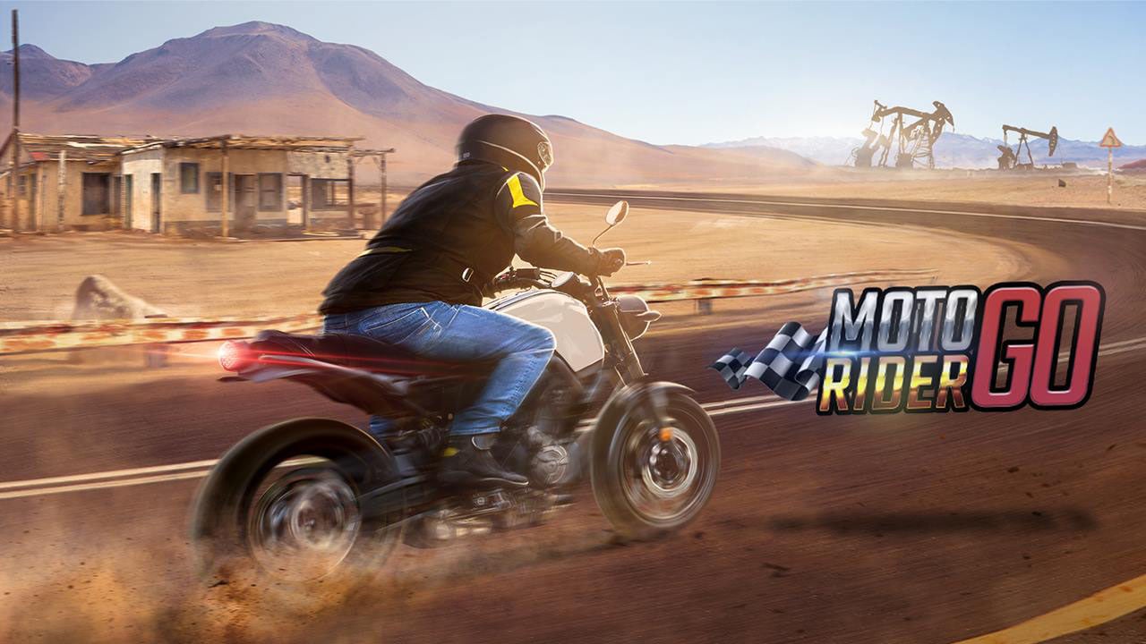 ملصق Moto Rider GO