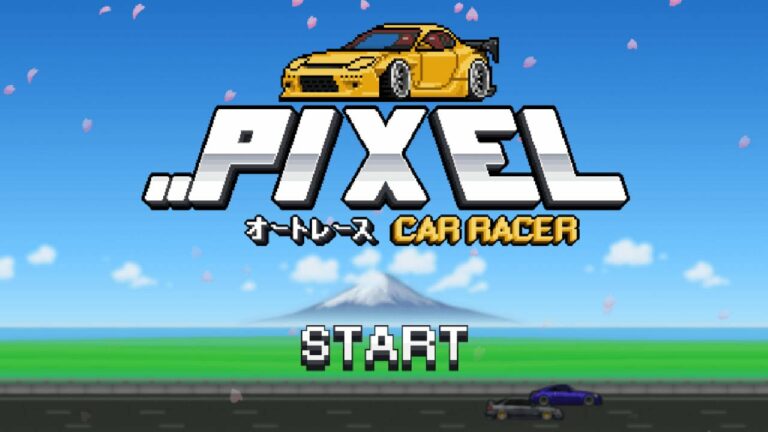 ملصق Pixel Car Racer