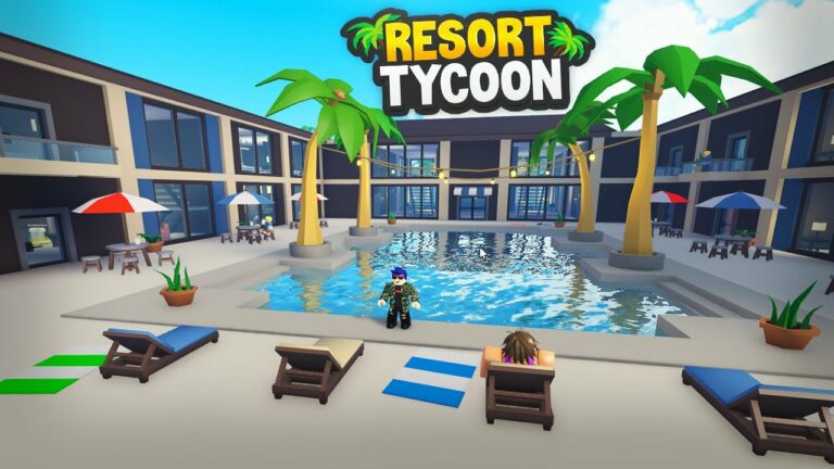 ملصق Tycoon المنتجع