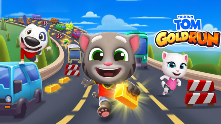 ملصق Talking Tom Gold Run